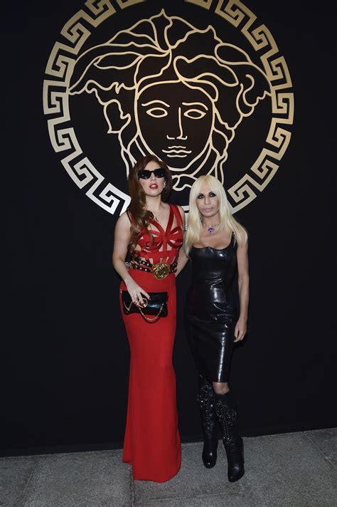 abito versace lady gaga|Lady Gaga Wears a Red Hot Vintage.